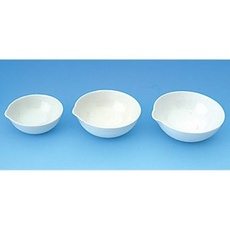 Basin, Evaporating, Porcelain, Round Bottom with Spout, 200ml (Each)