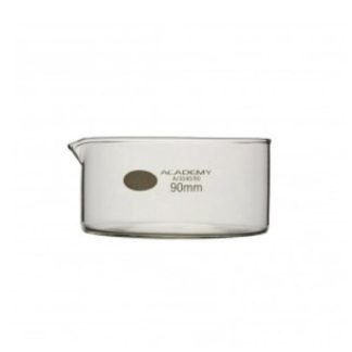 Basin, Crystallising, Flat Bottom with Spout, 70mm dia, 100ml (Pack 10)